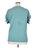 Automet Teal Short Sleeve Top Size XL - photo 2