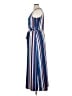 Wrapper Stripes Blue Casual Dress Size XL - photo 5