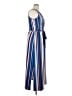 Wrapper Stripes Blue Casual Dress Size XL - photo 4
