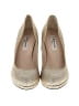 L.K. Bennett Metallic Gold Heels Size EU 37 - photo 2