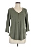 Green Envelope 100% Polyester Green 3/4 Sleeve Top Size M - photo 1
