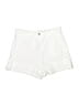 7 For All Mankind 100% Cotton Solid White Shorts Size 31 waist (estimated) - photo 1