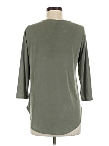 Green Envelope 3/4 Sleeve Top (view 2)