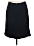 Unbranded 100% Polyester Solid Blue Black Formal Skirt Size 6 (petite) - photo 2