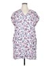 Gap 100% Rayon Print White Casual Dress Size XL - photo 1
