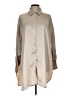Zara Metallic Tan 3/4 Sleeve Blouse Size L - photo 1