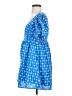 Rhode 100% Cotton Argyle Blue Casual Dress Size XS - photo 5