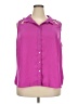 Worthington 100% Polyester Purple Sleeveless Blouse Size 2X - photo 1