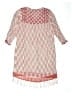 Roberta Roller Rabbit 100% Cotton Ivory Red Dress Size 10 - photo 2