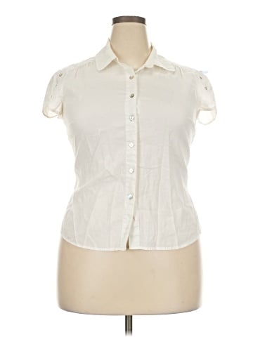 Isaac Mizrahi for Target Sleeveless Button-Down Shirt (view 1)