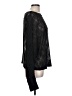 Express 100% Acrylic Black Long Sleeve Blouse Size L - photo 4