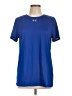 Under Armour 100% Polyester Blue Active T-Shirt Size L - photo 1