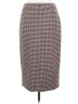 Lewit 100% Polyester Houndstooth Brown Casual Skirt Size 6 - photo 2