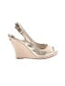Lilly Pulitzer Metallic Gold Wedges Size 9 1/2 - photo 1
