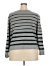 Liz Claiborne Stripes Gray Pullover Sweater Size 2X - photo 2