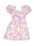 Rare Editions Floral Purple Dress Size 7 - 8 - photo 1