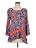 Studio JPR 100% Rayon Orange 3/4 Sleeve Blouse Size M - photo 1