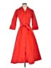 J. Peterman Red Casual Dress Size 0 - photo 1