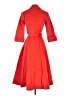 J. Peterman Red Casual Dress Size 0 - photo 2