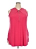 JM Collection Pink Sleeveless Blouse Size 2X - photo 1