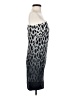 Jay Godfrey Graphic Silver Cocktail Dress Size 2 - photo 4