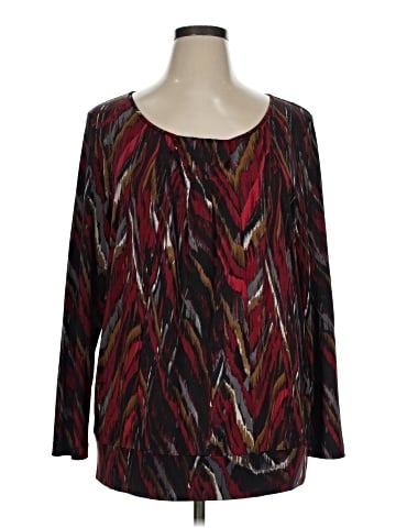 Dana Buchman Long Sleeve Blouse (view 1)