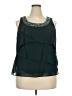 R&M Richards 100% Polyester Teal Sleeveless Blouse Size 18 - photo 1