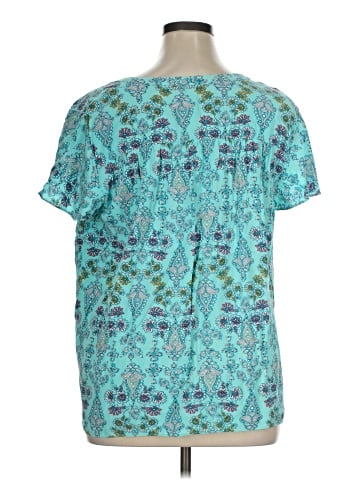 St. John's Bay Short Sleeve Blouse (view 2)