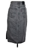 Unbranded Gray Denim Skirt Size 24 waist - photo 2