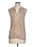 Gimmicks Tan Sleeveless Blouse Size L - photo 1