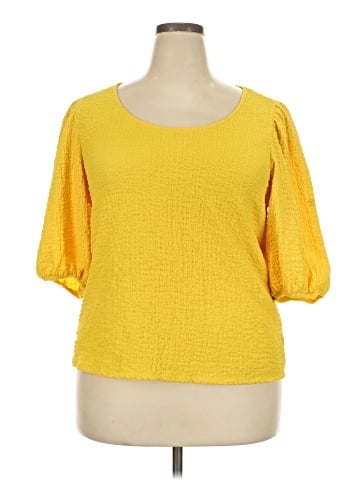 Terra & Sky 3/4 Sleeve Top (view 1)
