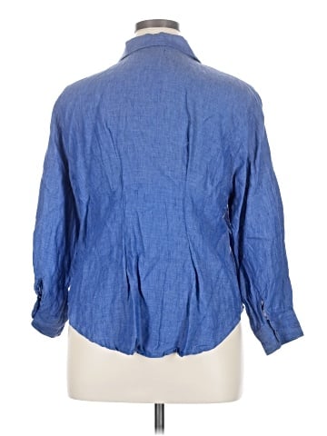 Karen Kane 3/4 Sleeve Button-Down Shirt (view 2)