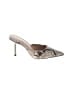 Aldo 100% Leather Animal Print Ivory Mule/Clog Size 7 1/2 - photo 1