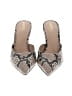 Aldo 100% Leather Animal Print Ivory Mule/Clog Size 7 1/2 - photo 2