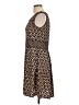 Max Studio Argyle Brown Cocktail Dress Size L - photo 5