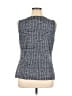 Tahari Blue Sleeveless Blouse Size XL - photo 2