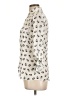 Freebird Animal Print Ivory 3/4 Sleeve Blouse Size L - photo 5