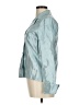 JS Collections Metallic Teal Long Sleeve Blouse Size 8 - photo 5