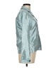JS Collections Metallic Teal Long Sleeve Blouse Size 8 - photo 4