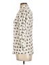 Freebird Animal Print Ivory Long Sleeve Blouse Size L - photo 5