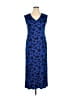 Apt. 9 Blue Casual Dress Size XL (petite) - photo 1