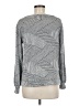 Ellen Tracy Chevron-herringbone Silver Pullover Sweater Size M - photo 2