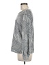 Ellen Tracy Chevron-herringbone Silver Pullover Sweater Size M - photo 5