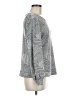 Ellen Tracy Chevron-herringbone Silver Pullover Sweater Size M - photo 4