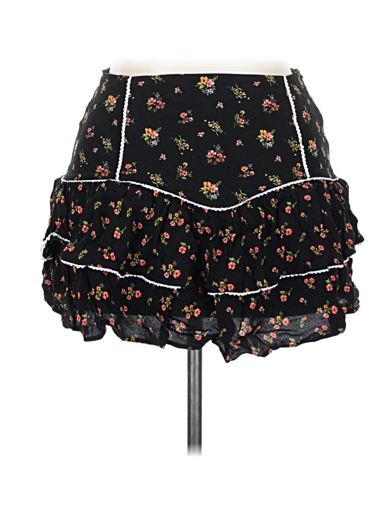 Pre-owned Forever 21 Casual Skirt In Black