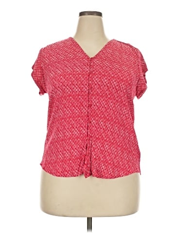 Liz Claiborne Short Sleeve Blouse (view 1)