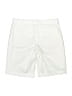 J.Crew Solid White Khaki Shorts Size 2 - photo 2