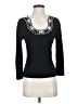 Willi Smith Black 3/4 Sleeve Top Size S - photo 1