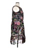 AGB 100% Polyester Paisley Black Cocktail Dress Size 14 - photo 4