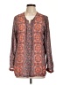 Violet & Claire 100% Polyester Paisley Orange Long Sleeve Blouse Size L - photo 1